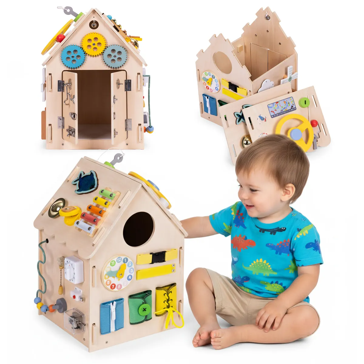 Fa babaház, ECOTOYS 2560, XXL – 1. kép