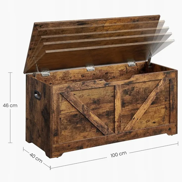 Tárolós pad, LEOBERT 2299-1, 100 x 46 x 40 cm – 4. kép Tárolós pad, LEOBERT 2299-1, 100 x 46 x 40 cm – 4. kép