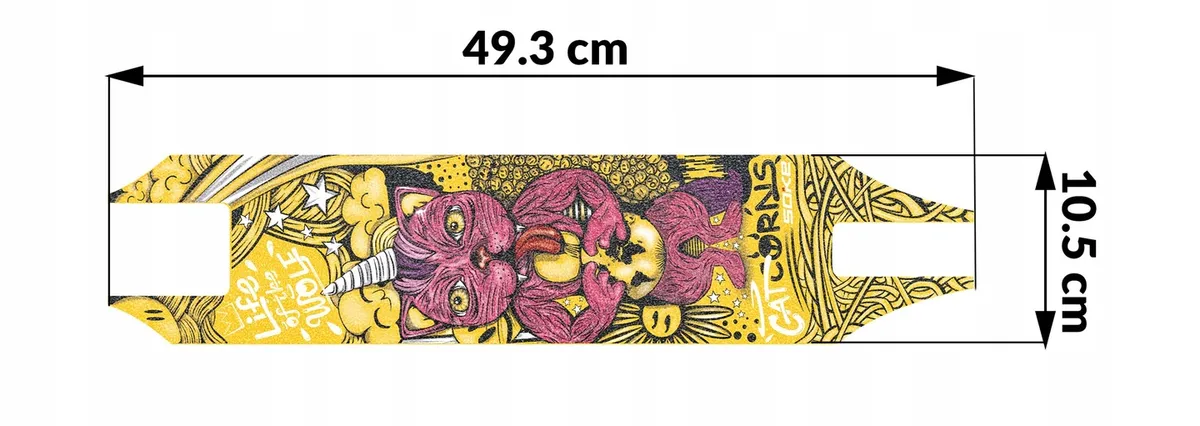 Roller Gripszalag, SOKE PRO Cat Corns, macskakornis minta – 3. kép