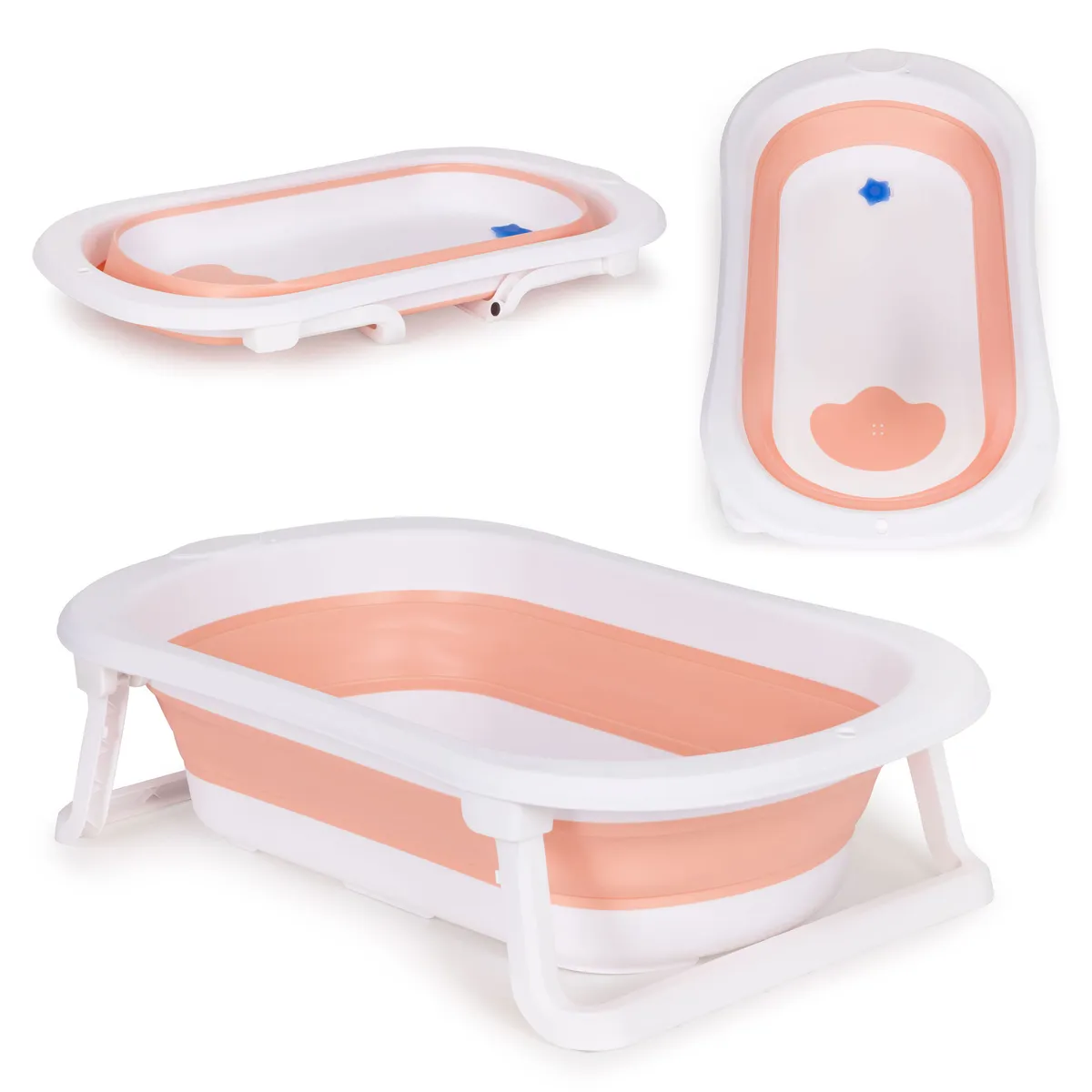 Utazó gyerekkád, ECOTOYS HA-B27, rózsaszín – 1. kép