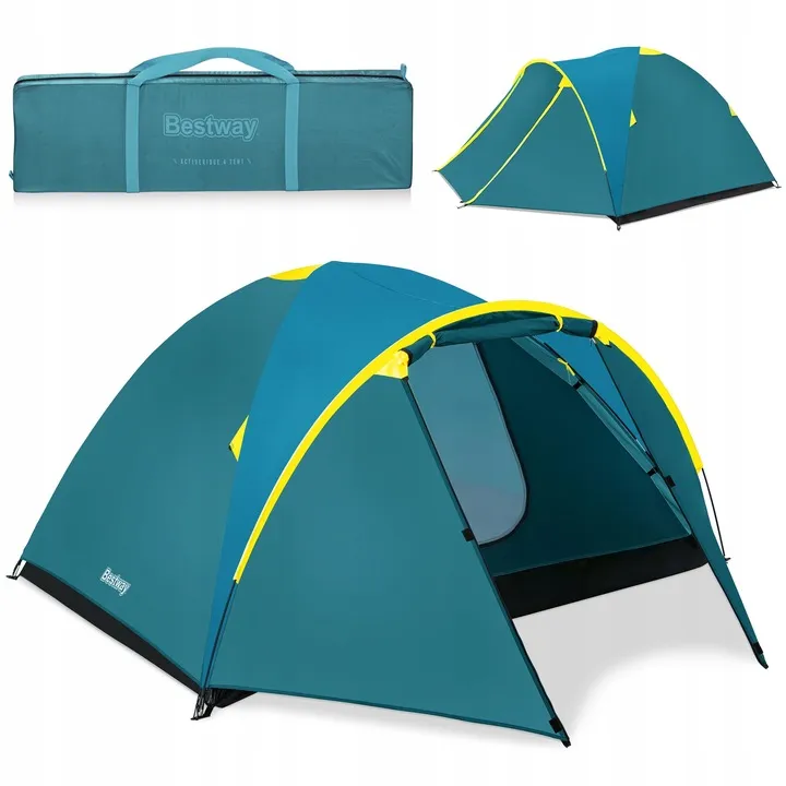 Kemping sátor, BESTWAY Activeridge Ridge 4, türkiz – 1. kép