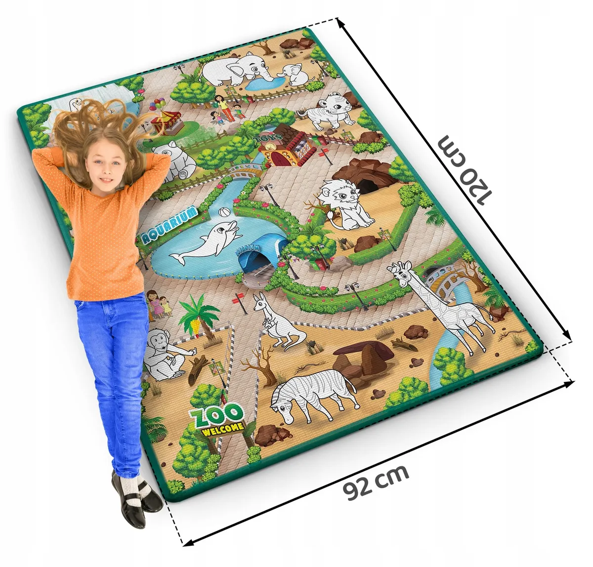 Játszószőnyeg, Ricokids RK-343, állatkerti jelenet – 11. kép Játszószőnyeg, Ricokids RK-343, állatkerti jelenet – 11. kép
