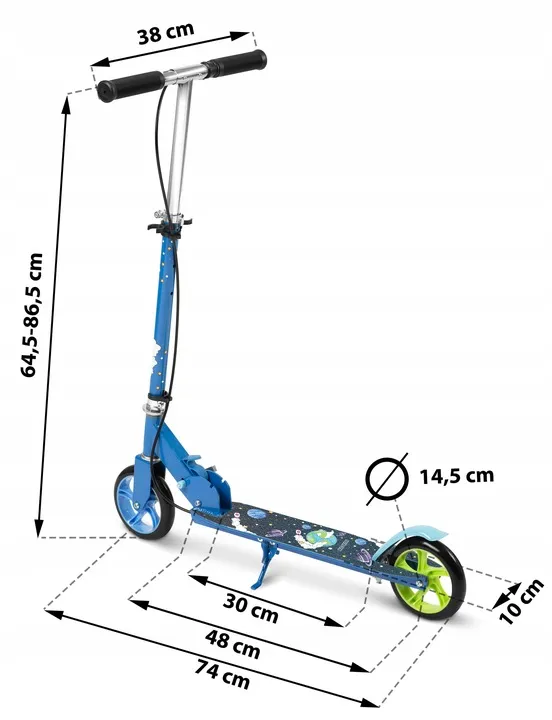 Gyerek roller, Ricokids Kodi, kék – 7. kép Gyerek roller, Ricokids Kodi, kék – 7. kép